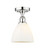 Edison One Light Semi-Flush Mount in Polished Chrome (405|616-1F-PC-GBD-751)