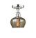 Edison One Light Semi-Flush Mount in Polished Chrome (405|616-1F-PC-G96)