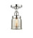 Edison One Light Semi-Flush Mount in Polished Chrome (405|616-1F-PC-G58)