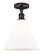 Edison One Light Semi-Flush Mount in Oil Rubbed Bronze (405|616-1F-OB-GBC-121)