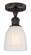 Edison One Light Semi-Flush Mount in Oil Rubbed Bronze (405|616-1F-OB-G441)