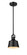 Auralume One Light Mini Pendant in Matte Black (405|370-1S-BK-M)