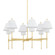 Glenmoore Six Light Chandelier in Aged Brass (70|PI1899806-AGB)
