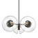 Kert Six Light Chandelier in Black Brass (70|9439-BBR)