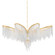 Pandora Nine Light Chandelier in Gold Leaf (68|415-48-GL)