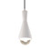 Radiance One Light Pendant in Bisque (102|CER-6520-BIS-NCKL-BKCD)