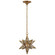 Moravian Star LED Lantern in Gilded Iron (268|CHC 5210GI-AM)