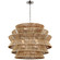 Antigua LED Chandelier in Polished Nickel and Natural Abaca (268|CHC 5017PN/NAB)