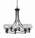Capri Eight Light Chandelier in Matte Black (200|908-MB-4102)