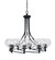 Capri Eight Light Chandelier in Matte Black (200|908-MB-202)