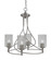Capri Four Light Chandelier in Brushed Nickel (200|904-BN-3002)