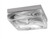 Flush Mounts Three Light Flush Mount in Brushed Nickel (200|842-BN-9)