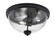 Flush Mounts Three Light Flush Mount in Matte Black (200|826-MB-8)