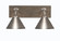 Oxbridge Two Light Bathroom Lighting in Graphite & Painted Distressed Wood-look (200|1772-GPDW-421-GP)