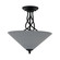 Capri Three Light Semi-Flush Mount in Matte Black (200|909-MB-4012)