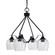 Odyssey Three Light Chandelier in Matte Black (200|2604-MB-4812)