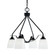 Odyssey Three Light Chandelier in Matte Black (200|2604-MB-460)