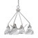 Odyssey Four Light Chandelier in Brushed Nickel (200|2604-BN-4769)