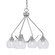 Odyssey Three Light Chandelier in Brushed Nickel (200|2604-BN-4100)