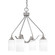 Odyssey Three Light Chandelier in Brushed Nickel (200|2604-BN-310)