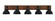 Oxbridge Five Light Bathroom Lighting in Matte Black & Painted Wood-look (200|1775-MBWG-427-MB)