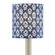 Block Print Navy Drum Chandelier Shade Chandelier Shade in Navy/White (142|0900-0004)