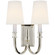 Modern Library Two Light Wall Sconce in Polished Nickel (268|TOB 2328PN-L)