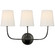 Vendome Three Light Wall Sconce in Bronze (268|TOB 2009BZ-L)