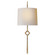 Cranston One Light Wall Sconce in Gilded Iron (268|S 2406GI-L)