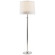 Simple Scallop One Light Floor Lamp in Soft Brass (268|BBL 1023SB-L)