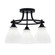 Paramount Three Light Semi-Flush Mount in Matte Black (200|3417-MB-4761)