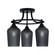 Paramount Three Light Semi-Flush Mount in Matte Black (200|3417-MB-4252)