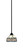 Paramount One Light Mini Pendant in Matte Black (200|3401-MB-9485)