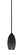 Paramount One Light Mini Pendant in Matte Black (200|3401-MB-4049)