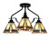 Odyssey Three Light Semi-Flush Mount in Matte Black (200|2607-MB-9345)