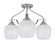 Odyssey Three Light Semi-Flush Mount in Brushed Nickel (200|2607-BN-4811)