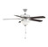 First Value 52'' Ceiling Fan in Brushed Nickel (446|M2018BNRV)