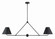 Xavier Four Light Chandelier in Matte Black (60|XAV-B9307-MK)