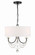 Delilah Three Light Mini Chandelier in Matte Black (60|DEL-90803-MK)