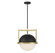 Carlysle One Light Pendant in Matte Black with Warm Brass (51|7-4600-1-143)