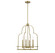 Diplomat Four Light Pendant in Warm Brass (51|3-6612-4-322)