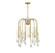 Anholt Six Light Chandelier in Noble Brass (51|1-6686-6-127)