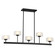 Falster LED Linear Chandelier in Matte Black (51|1-5407-5-89)