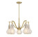 Adams Five Light Chandelier in Warm Brass (51|1-4419-5-322)