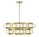 Gideon Six Light Chandelier in Warm Brass (51|1-3166-6-322)