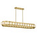 Gideon Eight Light Linear Chandelier in Warm Brass (51|1-3165-8-322)