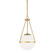One Light Pendant in Natural Brass (446|M7025NB)
