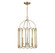 Three Light Pendant in Natural Brass (446|M30011NB)