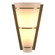 Half Cone One Light Wall Sconce in Modern Brass (39|206551-SKT-86-GG0059)
