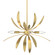Dahlia Four Light Pendant in Modern Brass (39|184350-SKT-MULT-86)